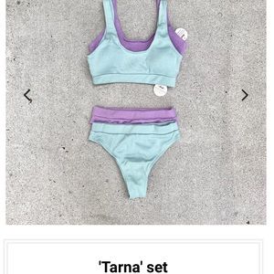 NWT Haute Swimwear mint green bikini swimsuit